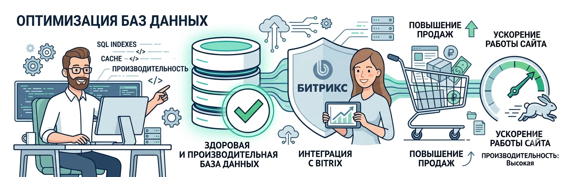 MySQL в Битрикс: оптимизация базы данных для интернет-магазина